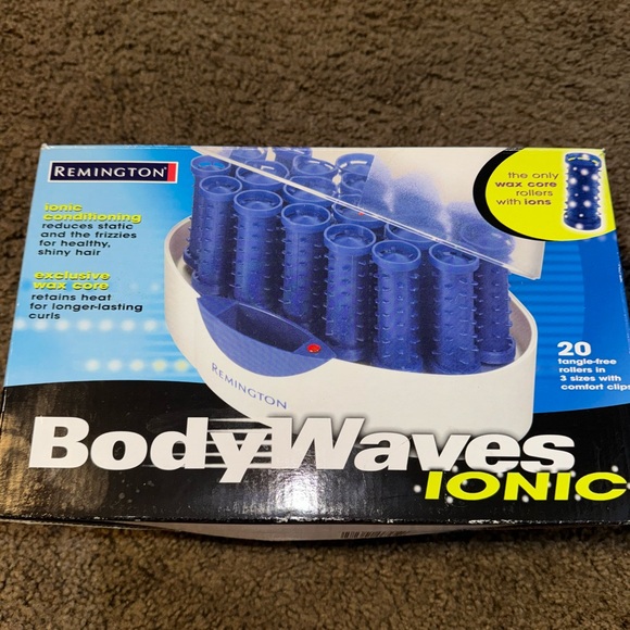 Remington Body Waves Ionic Rollers - Blue and White - Picture 2 of 5